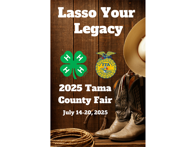 Logo for 2025 Tama County Fair