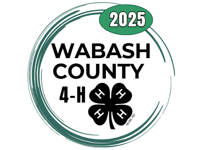 Logo for 2025 Wabash County 4-H Fair