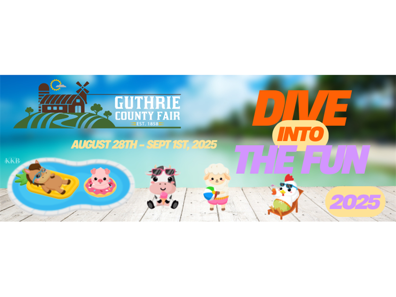 Logo for 2025 Guthrie County Fair