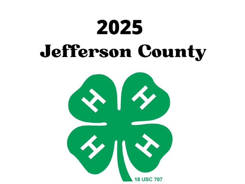 Logo for 2025 Jefferson County 4-H Fair