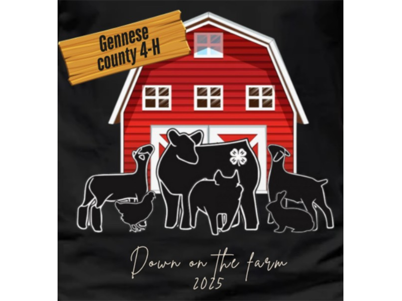 Logo for 2025 Genesee County 4-H Fair